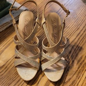 Nude Sparkle Heels